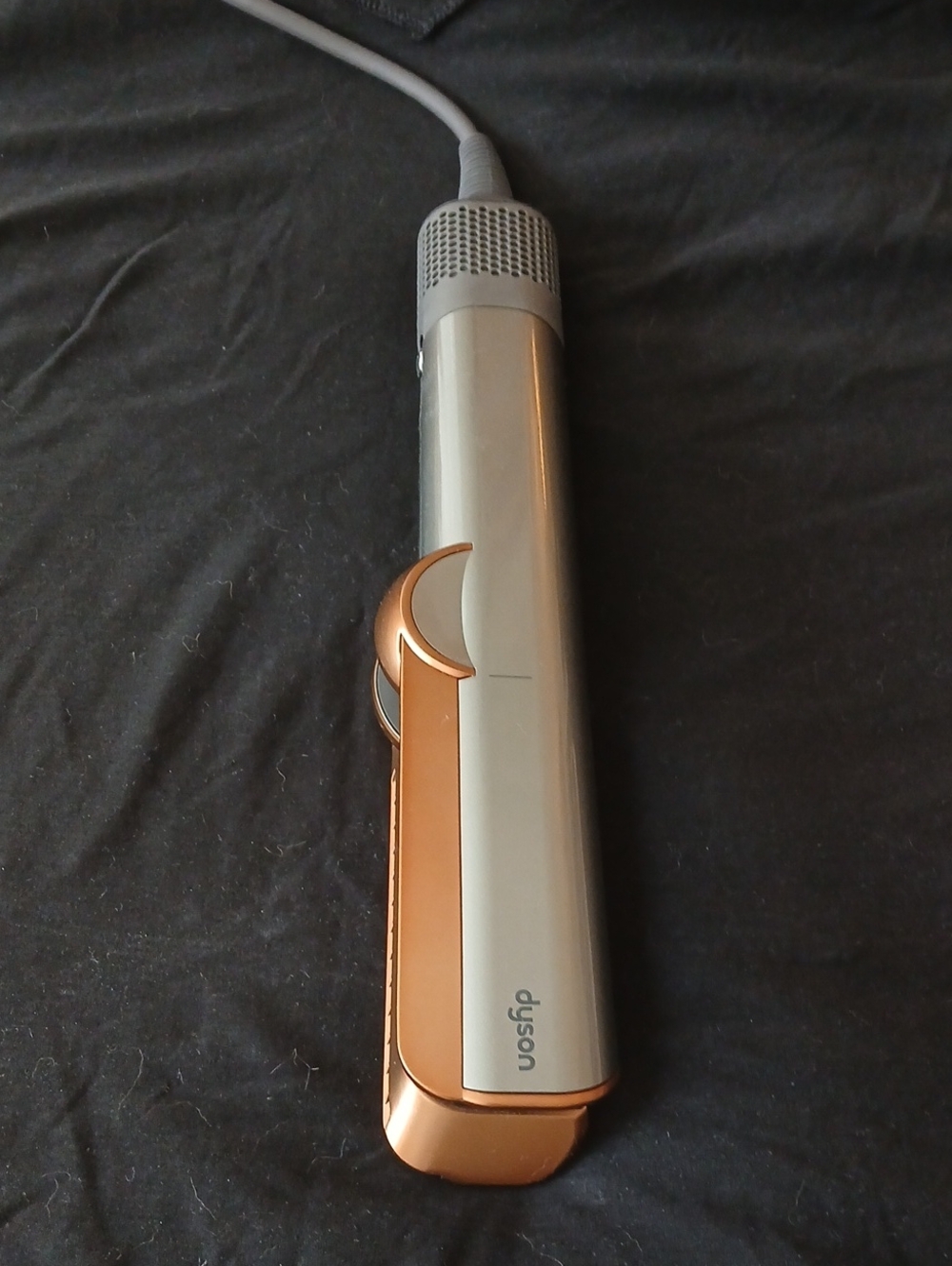 Dyson silver and copper hair straightener